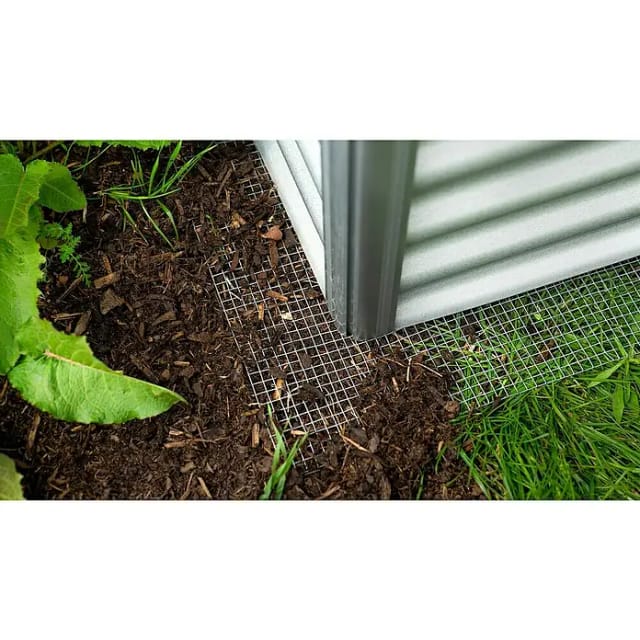 PERGART Drahtgeflecht »Draneo«, galvanisierter Stahl, BxL: 100 x 100 cm - silberfarben
