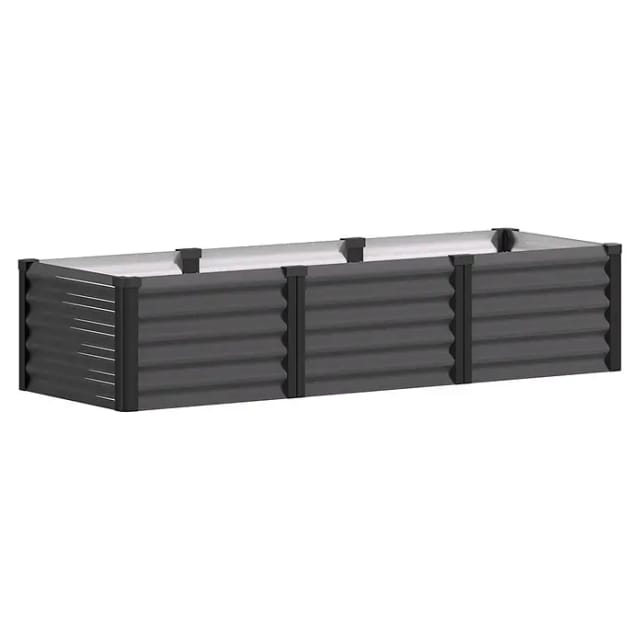 VITAVIA Hochbeet »In&Out«, BxHxL: 65 x 40,3 x 18,5 cm, Zincalume® - grau
