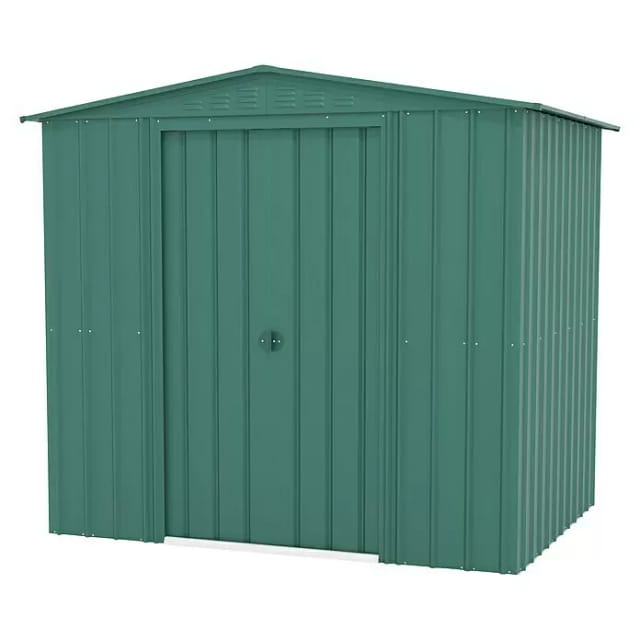 Globel Gerätehaus »Tower«, Stahl, Satteldach, 4,1 m², BxT: 245 x 185 cm, jade - gruen