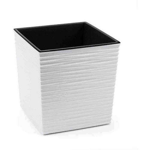 SIENA GARDEN Pflanzgefäß »Modern«, Kunststoff, weiß, rechteckig - weiss Bild 3