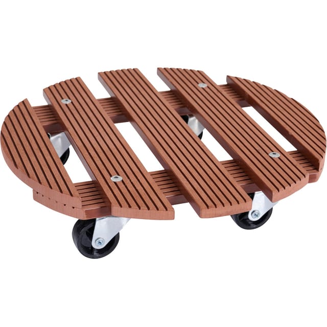 SIENA GARDEN Bodenroller, Ø: 30 cm, WPC - beige