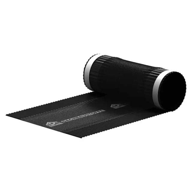 SAREI First und Gratrolle, BxL: 300 x 5000 mm, Aluminium, anthrazit - schwarz