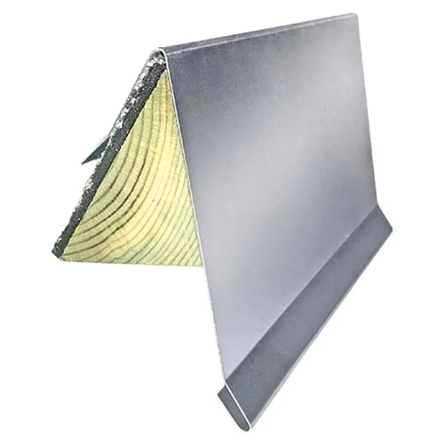 SAREI Ortblech, BxL: 122 x 2000 mm, Aluminium, natur - braun