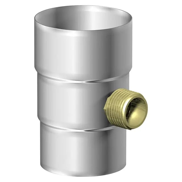 SAREI Regenwassersammler, Nennweite: 100 mm, Zink - silberfarben