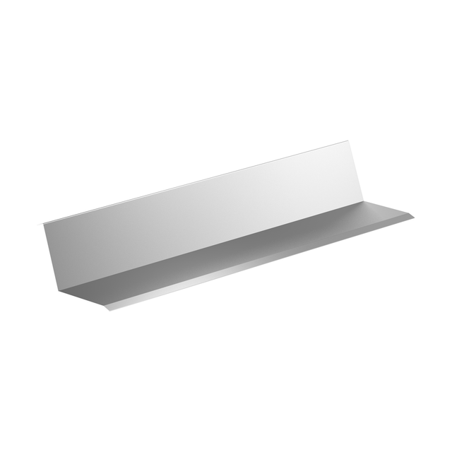 SAREI Wandanschlussblech, BxL: 115 x 2000 mm, Aluminium, natur - braun