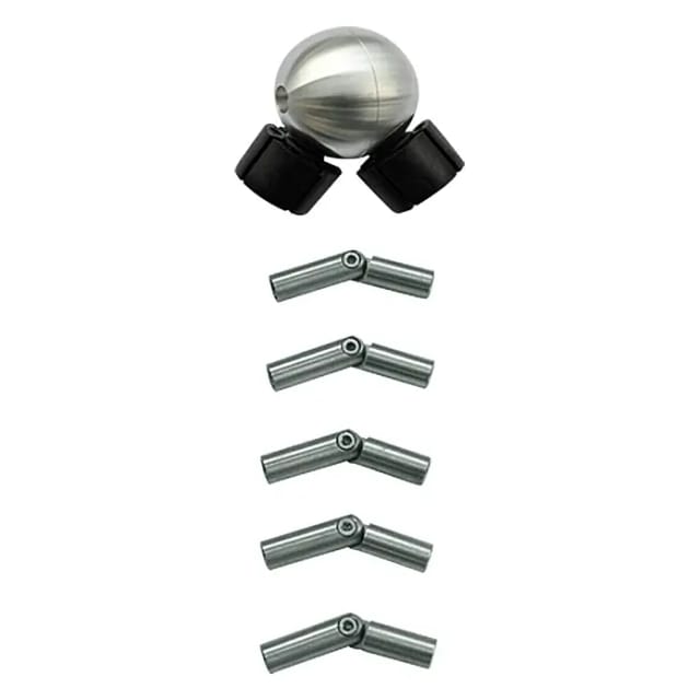 Treba Frewa Eckverbindungsset, Aluminium - silberfarben