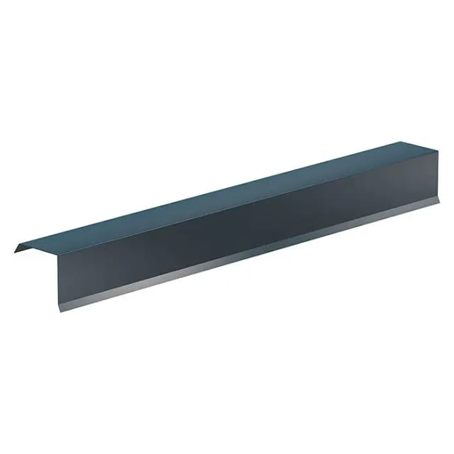 SAREI Ortgangblech, BxL: 225 x 2000 mm, Aluminium, anthrazit - schwarz