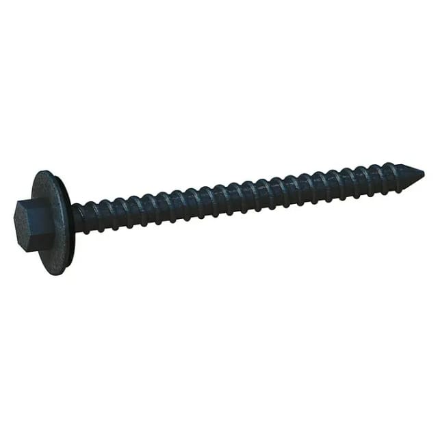 SAREI Außensechskant-Schrauben, ØxL: 6 x 38 mm, Edelstahl, Pack Stück - grau