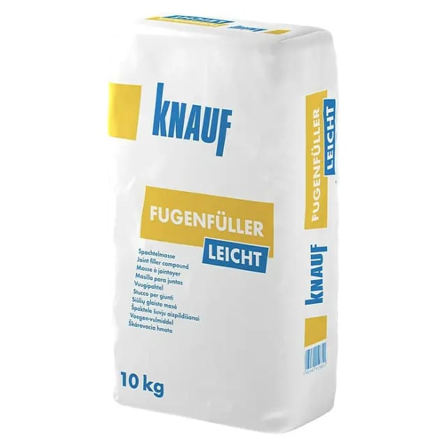 KNAUF Fertigputzgips »Fugenfüller leicht«, 10 kg, grau