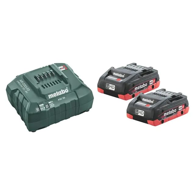 METABO Akku-Set, 18 V, 4 ah - schwarz