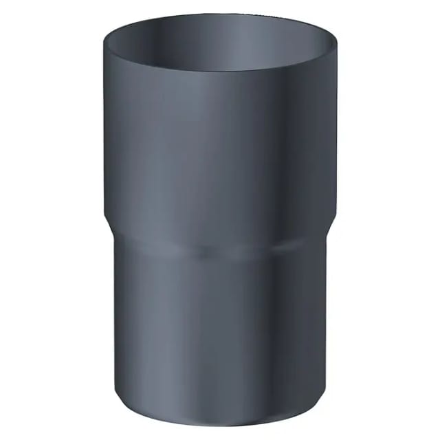 SAREI Fallrohrverbinder »Dachentwässerung«, Aluminium, Länge: 8 cm - grau