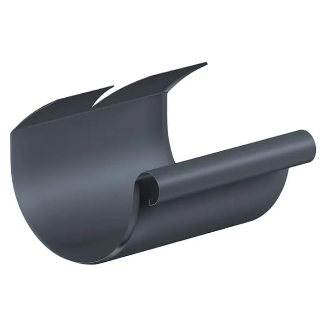 SAREI Fallrohrverbinder »Dachentwässerung«, Aluminium, Länge: 14 cm - grau