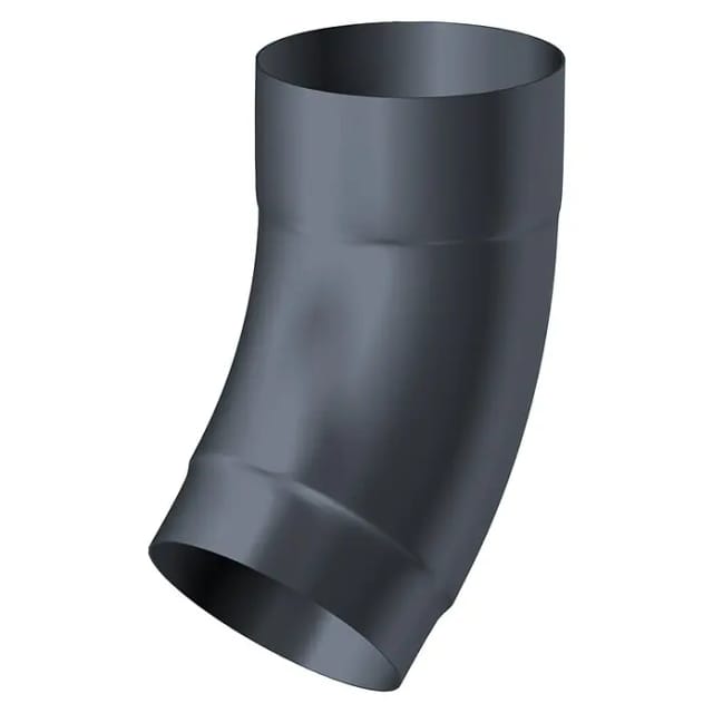 SAREI Fallrohrbogen »Dachentwässerung«, Aluminium, Länge: 8 cm - grau