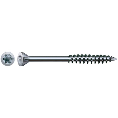 SPAX Dielenschraube, T10, Stahl, 350 Stück, 3.5 x 55 mm - goldfarben