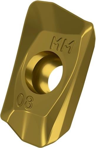 Fräswendeschneidplatte Iso Admx 11t308sr-mm:m8340 D.2,9mm Pvd Beschichtet Gold