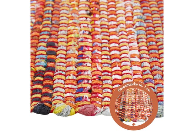 ANDIAMO Teppich »Frida Wohnidee«, BxL: 60 x 120 cm, orange