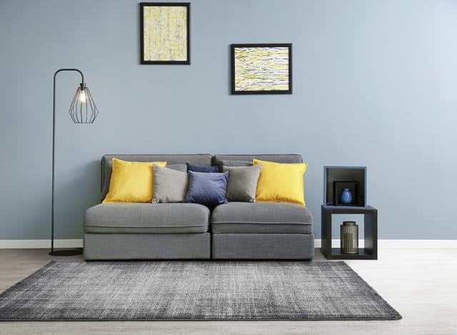 ANDIAMO Teppich »Campos«, BxL: 67 x 140 cm, grau