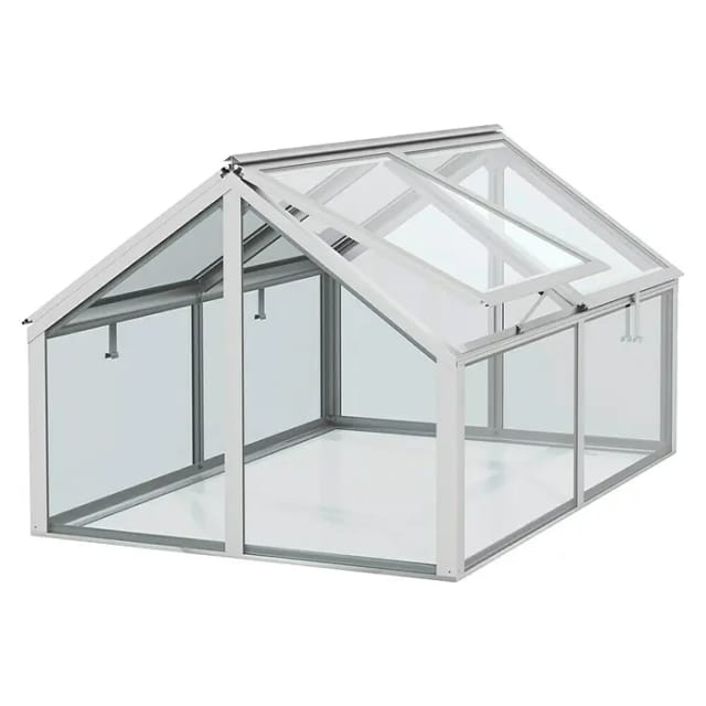 VITAVIA Frühbeet »Zola«, BxLxH: 89 x 124,3 x 71,3 cm, Zincalume® Alu eloxiert ESG - silberfarben