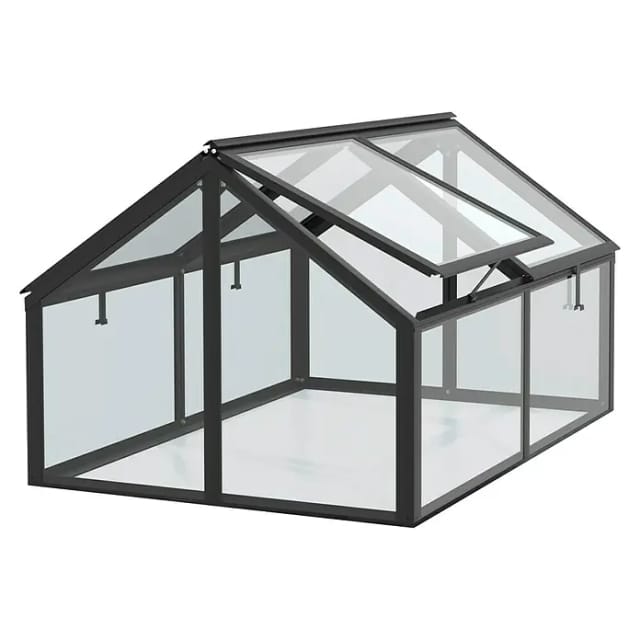 VITAVIA Frühbeet »Zola«, BxLxH: 89 x 124,3 x 71,3 cm, Zincalume® Schwarz ESG