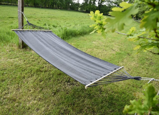 GARDEN PLEASURE Hängematte, anthrazit - schwarz