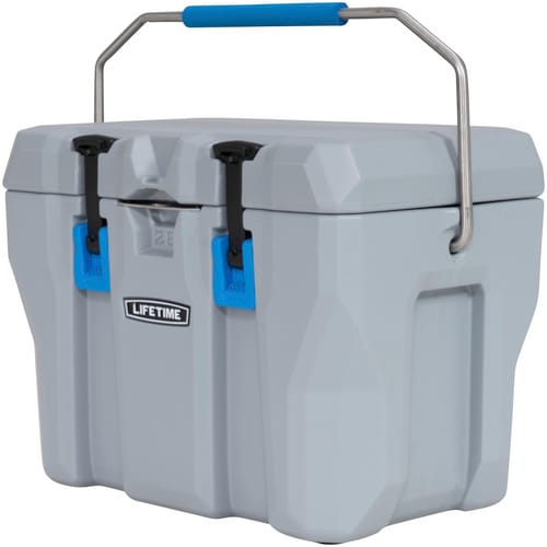 LIFETIME Kühlbox, grau, Polyethylen (PE), BxHxT: 55 x 41 x 37 cm - silberfarben