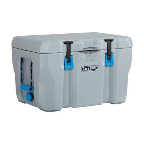 LIFETIME Kühlbox, grau, Polyethylen (PE), BxHxT: 76 x 47 x 47 cm - silberfarben