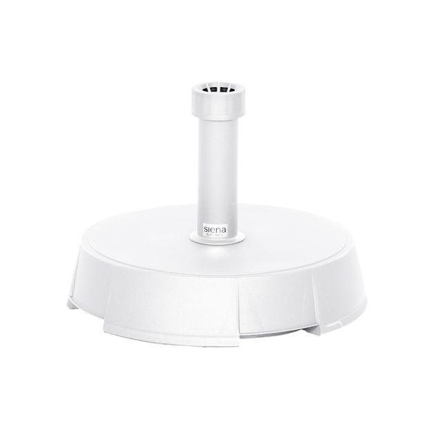 SIENA GARDEN Schirmständer, Kunststoff, Rohrdurchmesser: für Schirmstöcke Ø 19 - 54 mm - weiss