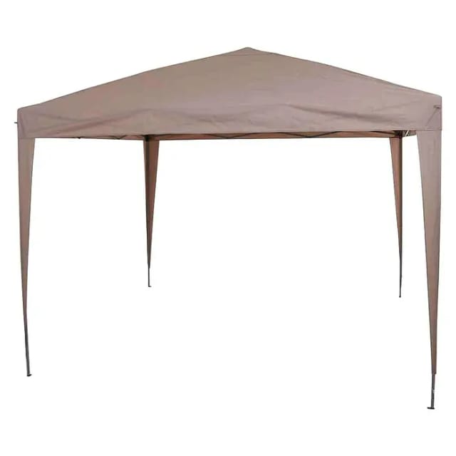 SIENA GARDEN Pavillon »Starter«, Spitzdach, rechteckig, taupe, (BxT): 300 x 300 cm - braun