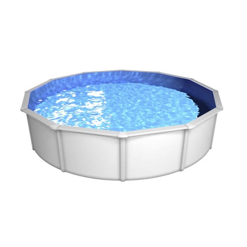 STEINBACH Rundpool »Nuovo de Luxe II«, Rund, BxH: 550x120 cm, weiß - weiss