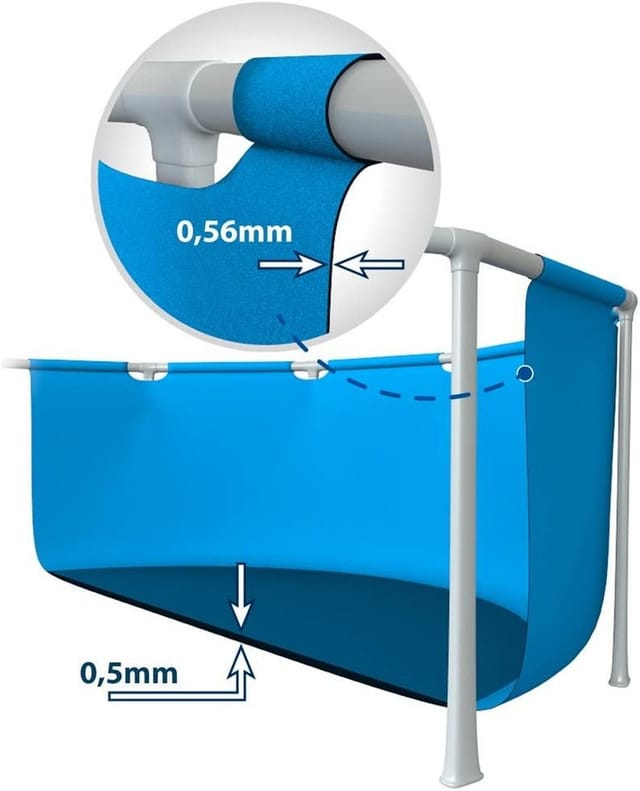 INTEX Rechteckpool »Family«, Rechteckig, BxLxH: 200x300x75 cm, blau