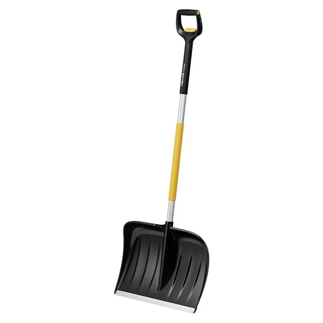 FISKARS Schneeschieber »X-Series«, teleskopierbar, BxL: 53 x 143 cm - schwarz