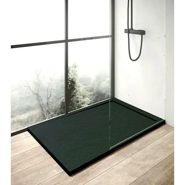 OTTOFOND Duschwanne »Zona«, BxT: 80 x 140 cm, anthrazit - grau