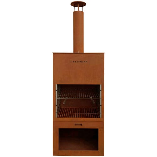 Westmann Gartenkamin, BxHxT: 70 x 229 x 41 cm - braun