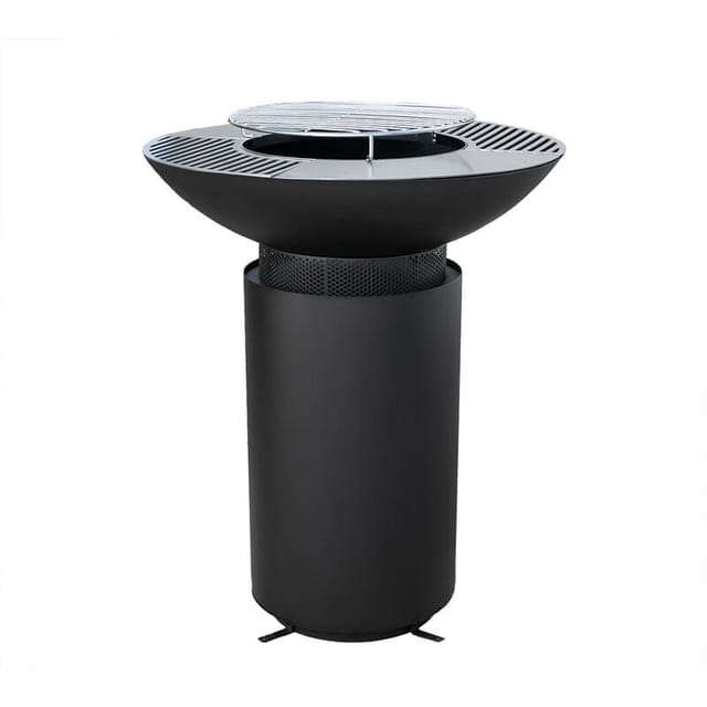 Westmann Grillplatte, pulverbeschichteter Stahl, BxT: 75 x 75 cm - schwarz