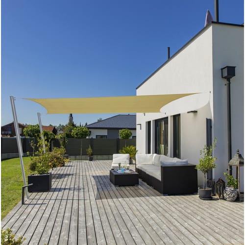 WINDHAGER Sonnensegel »CAPRI«, rechteckig, 400 x 500 cm - beige
