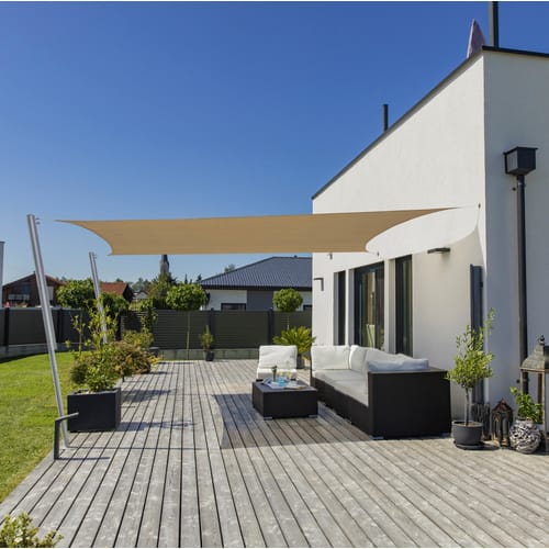 WINDHAGER Sonnensegel, Rechteckig - beige