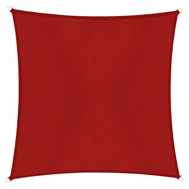WINDHAGER Sonnensegel, Quadratisch - rot