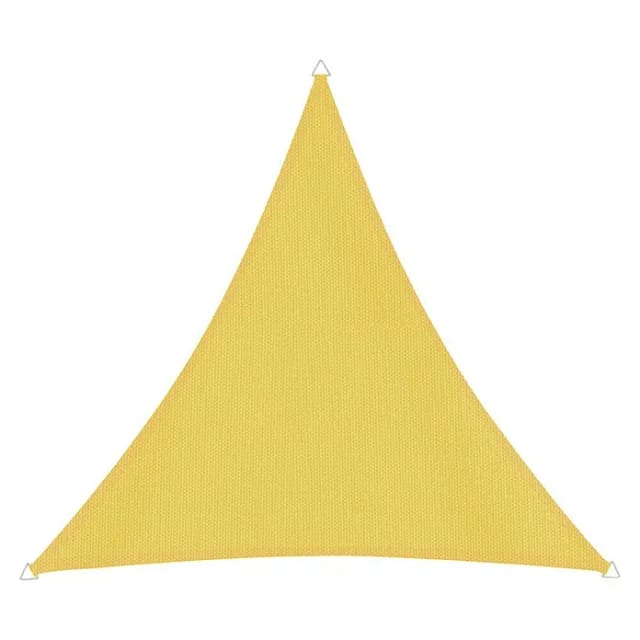 WINDHAGER Sonnensegel »CANNES«, dreieckig, 300 x 300 x 300 cm - gelb