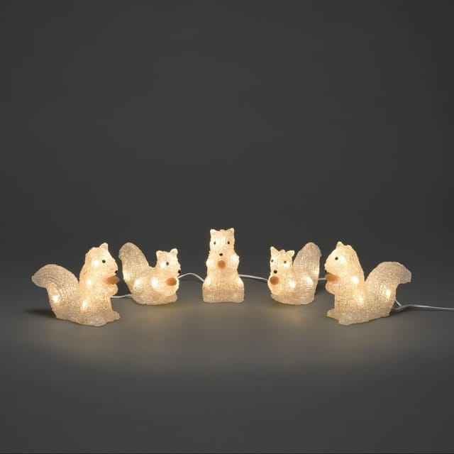 Konstsmide LED Figur, Kunststoff, BxHxL: 6 x 12 x 13,5 cm, inkl. Leuchtmittel - transparent
