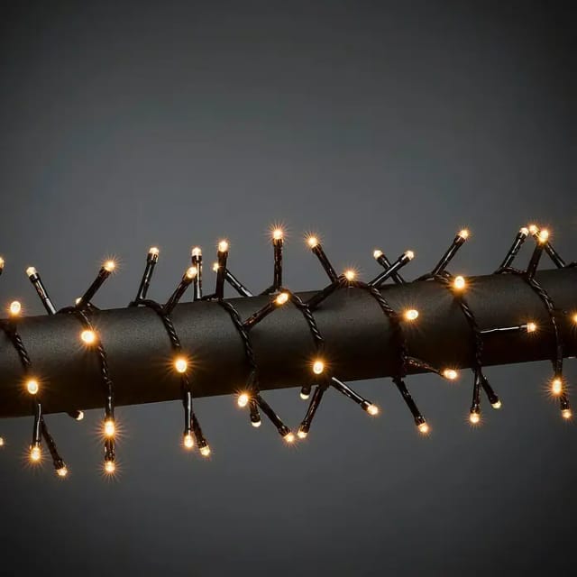 Konstsmide LED-Büschellichterkette, 6 W, Kunststoff - schwarz