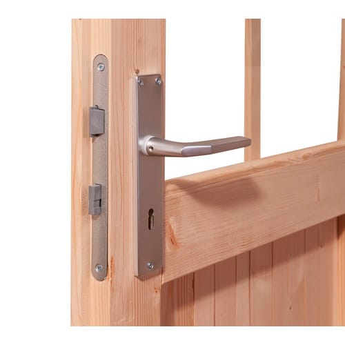 KARIBU Gartenhaus »KANDERN«, Holz, BxHxT: 408 x 222 x 204 cm (Außenmaße inkl. Dachüberstand) - grau