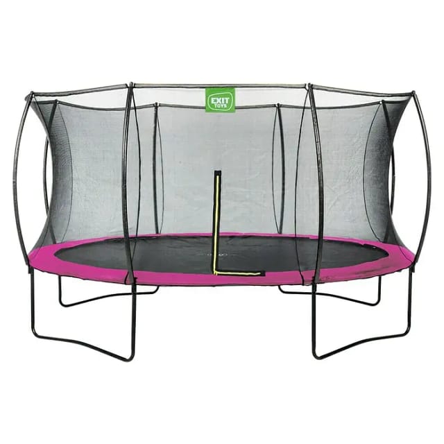 EXIT Toys Trampolin »EXIT Silhouette«, Ø 427 cm, max. Belastung: 120 kg, inkl. Sicherheitsnetz - rosa