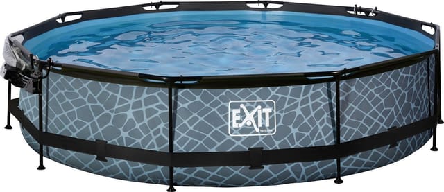EXIT Toys Pool »Pools«, grau, ØxH: 360 x 76 cm