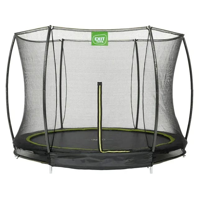 EXIT Toys Trampolin »EXIT Silhouette«, Ø 244 cm, max. Belastung: 100 kg, inkl. Sicherheitsnetz - schwarz