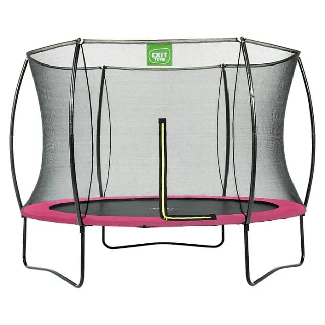 EXIT Toys Trampolin »EXIT Silhouette«, Ø 244 cm, max. Belastung: 50 kg, inkl. Sicherheitsnetz - rosa
