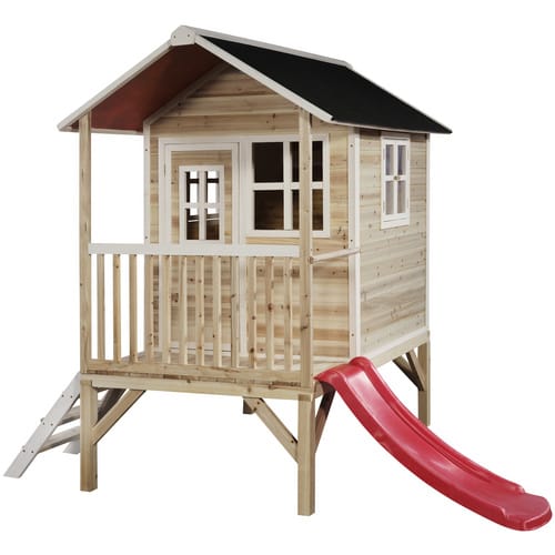 EXIT Toys Spielhaus »Loft Spielhäuser«, BxHxT: 190 x 215 x 269 cm, natur