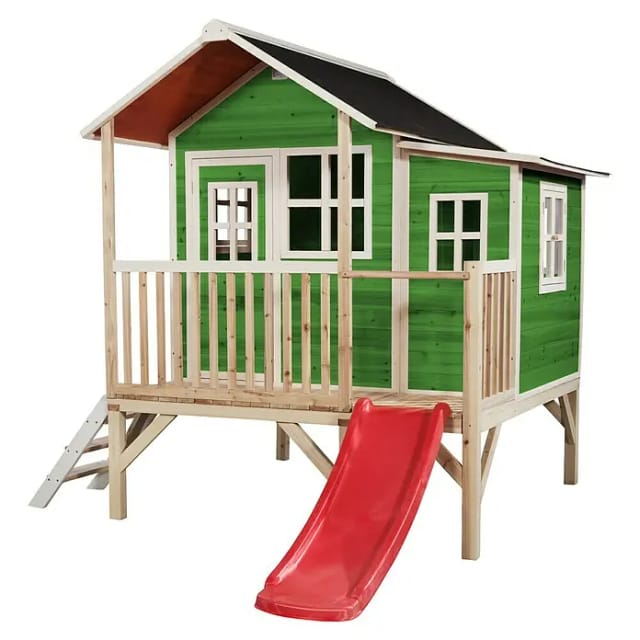 EXIT Toys Spielhaus »Loft Spielhäuser«, BxHxT: 190 x 215 x 322 cm, grün