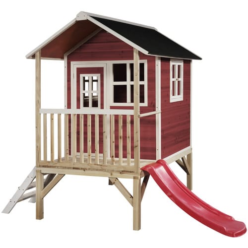EXIT Toys Spielhaus »Loft Spielhäuser«, BxHxT: 190 x 215 x 269 cm, rot