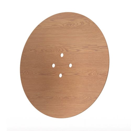 DOPPLER Dekorplatte, Stahl, BxHxL: 53 x 2 x 53 - transparent