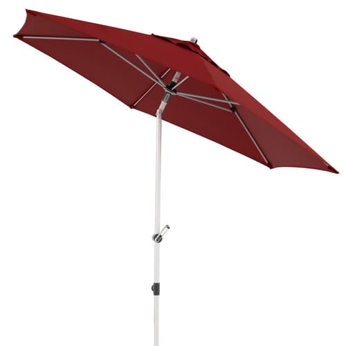 DOPPLER Sonnenschirm »Expert«, ØxH: 266 x 251cm, abknickbar, Sonnenschutzfaktor: 80+ - rot